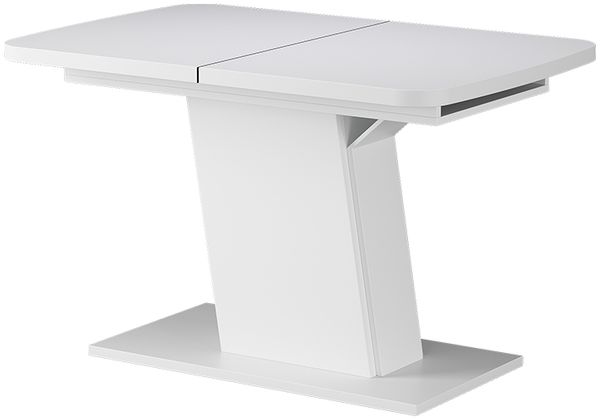Esstisch Fenaro Weiß 120 x 80 cm ausziehbar Vicco