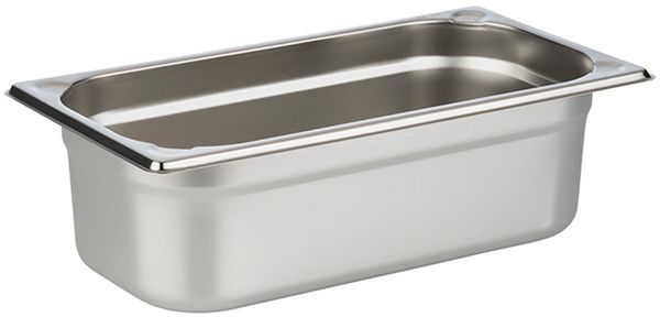 APS Aufbewahrungssystem GN 1/3 Behälter 32,5 x 17,6 cm, Edelstahl, (1-tlg), Gastronorm-Behälter, zum Anrichten und Lagern von Speisen