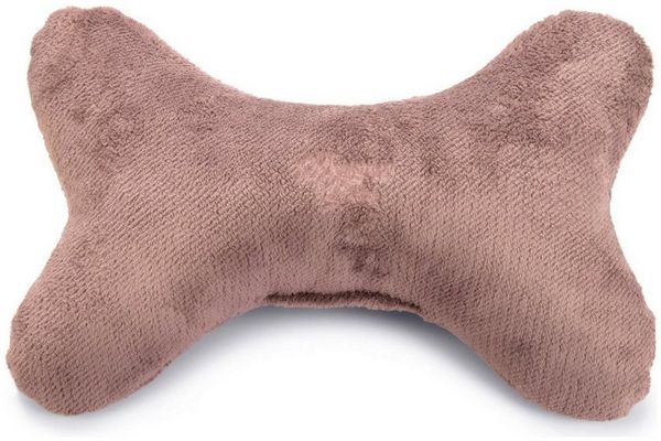 Designed By Lotte Tierkissen Kissen Knochen rosa