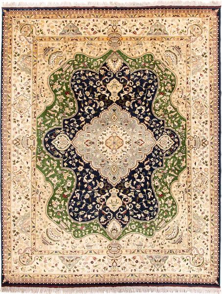 Afghan Teppich - 389 x 296 cm - dunkelblau