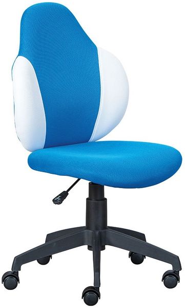 Drehstuhl Jule / Jessi, Stoff, Blau, Weiß, 56 x 92 x 52 cm