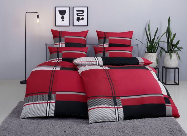 OTTO home Bettwäsche NINA, in verschiedenen Qualitäten, Microfaser, 2 teilig, in den Größen: 135x200 oder 155x220 cm
