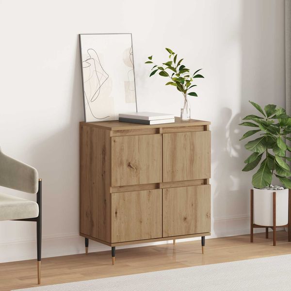 vidaXL Sideboard Artisan-Eiche 60 x 35 x 70 cm 879493