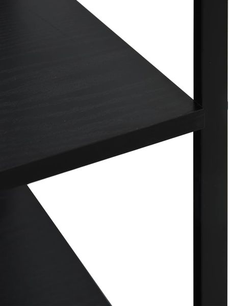 vidaXL Mikrowellenregal Schwarz 60x39,6x123 cm Holzwerkstoff 288238 Bild 6