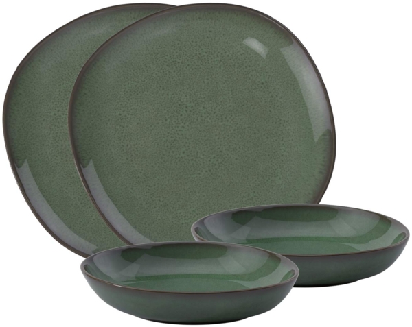 like. by Villeroy & Boch Lave vert Tafel-Set 4-teilig
