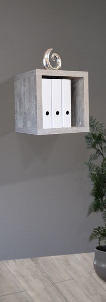 Mäusbacher Office Würfel Holzwerkstoff 40 x 41 x 40 cm Beton