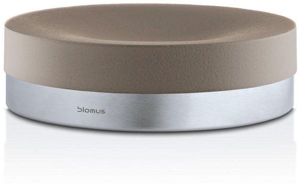 Blomus Ara Ablageschale, Ablageschälchen, Seifenschale, Schale, Edelstahl, Taupe, H 17 cm, 68858