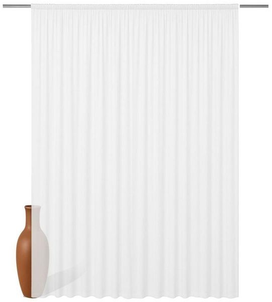 Langstore Voile weiß 300 cm x 145 cm - Höhe (cm): 145, Breite (cm): 300
