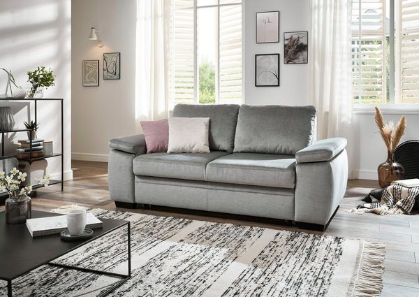Die PlanBar Schlafsofa MP-PD19021, mit Längsschläferfunktion 140x210 cm