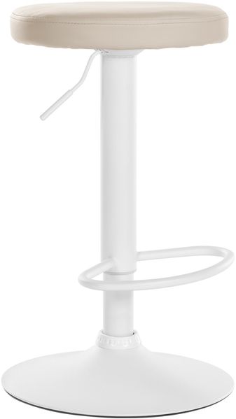 CLP Barhocker Ponte Kunstleder-Bezug,creme weiß
