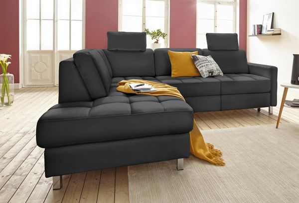 sit&more Ecksofa Pablo L-Form, wahlweise mit Bettfunktion und Bettkasten