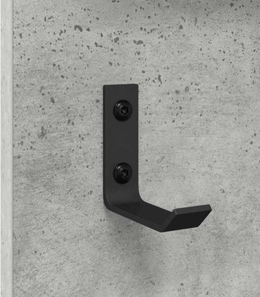 vidaXL Wandmontierter Kleiderständer Betongrau 70 x 10 x 90 cm 874526 Bild 8