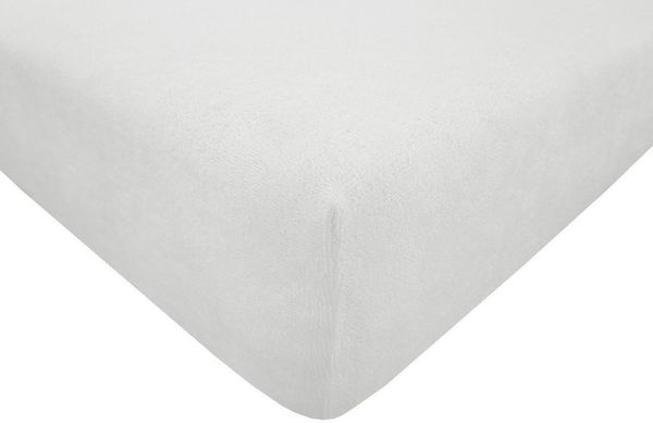 DUKAL Spannbettlaken aus hochwertigem Frottee-Stretch, versch. Größen, Frottee, Gummizug: rundum, (1 Stück), 60x120 - 70x140 cm, mit Spannumrandung, Made in Germany