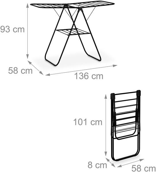 Wäscheständer klappbar mit Flügeln 10049558 Bild 4