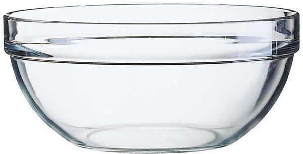 Arcoroc Servierschüssel Arcoroc Empilable Stapelschale 26 cm, Glas, (1 Schale)