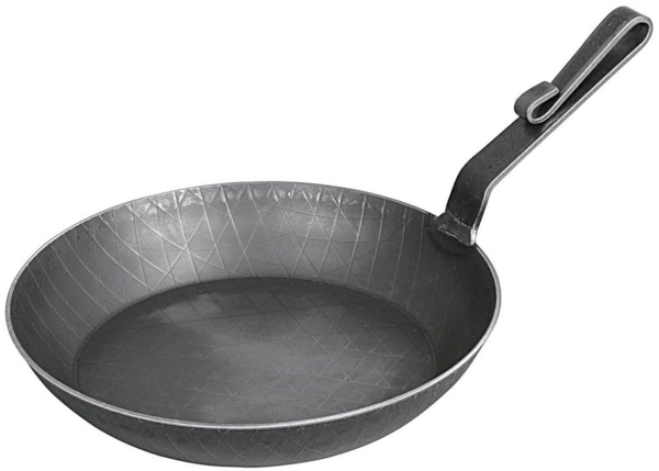 TURK Servierpfanne schmiedeeisern mit gebogenem Stiel ca. 24cm