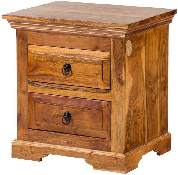 Nachttisch Akazie 52x40x54 honig lackiert OXFORD #0905