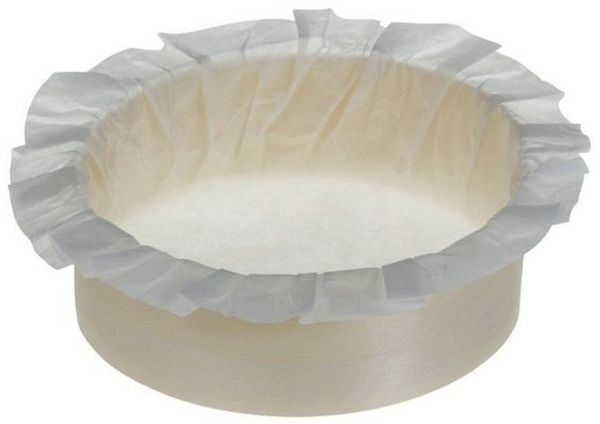 wisefood Backform Holzbackring geklebt mit Backpapier - Ø130x45mm -, (204-tlg)
