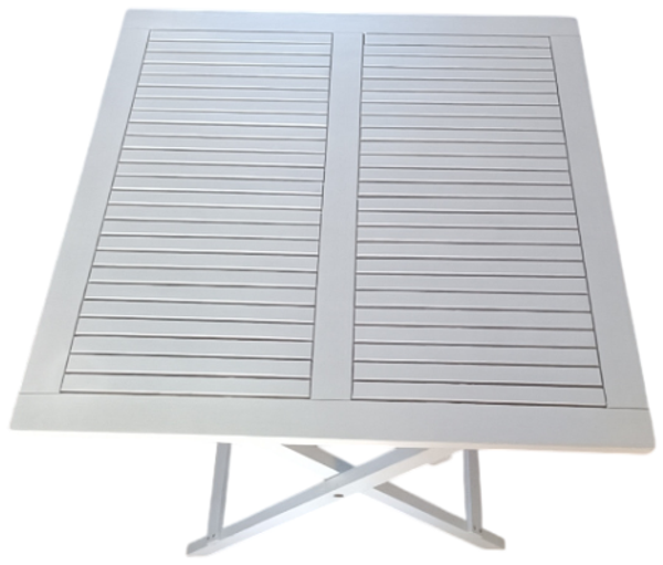 Klapptisch Linus 70x70 cm weiß gewischt