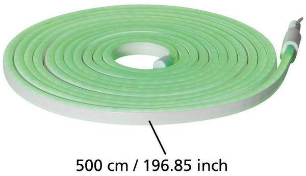 Eglo 900222 LED-Stripes FLATNEONLED grün L:500cm H:0. 6cm mit Kabel+Stecker IP44