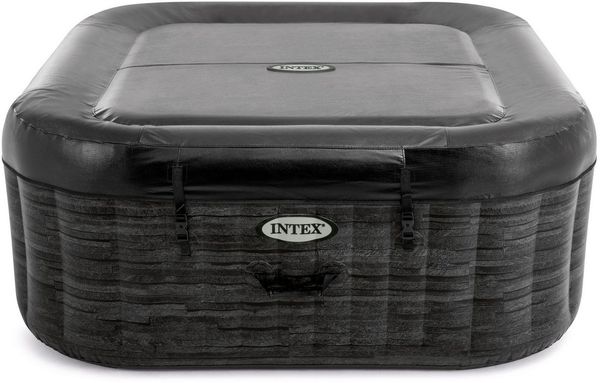 Intex Whirlpool »PureSpa Greystone Deluxe 4P«, aufblasbares Aufstellbecken, grau, in verschiedenen Größen
