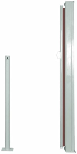 vidaXL Ausziehbare Seitenmarkise 120x300 cm Braun 45364