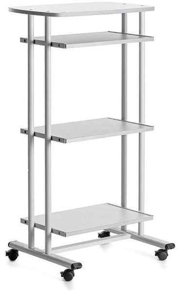 Rocada Computertisch 5220V22 R522096 3Fächer 68x126x49cm silber