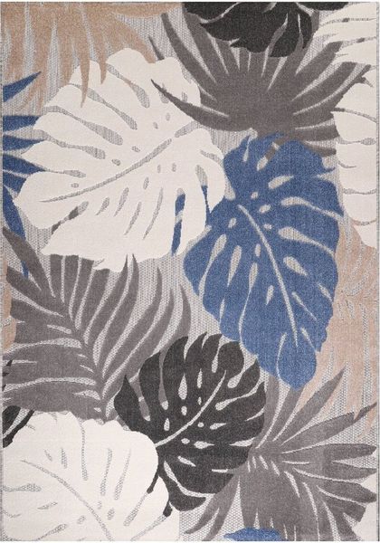 Sanat Teppich Floral Outdoor, rechteckig, Höhe: 6 mm, In- und Outdoor geeignet, florales Design, Balkon, Terasse