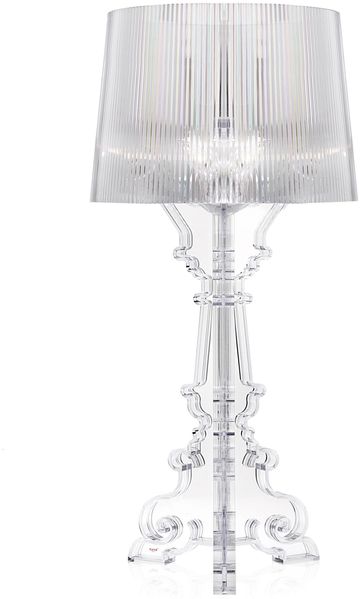 Kartell Bourgie, Tischleuchte, Dimmer, Kristall