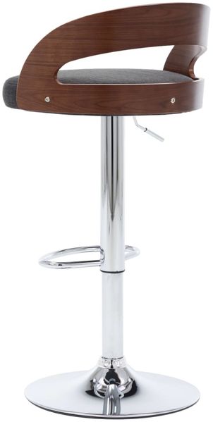 vidaXL Barhocker 2 Stk. Dunkelgrau Stoff und Bugholz 283146 Bild 7