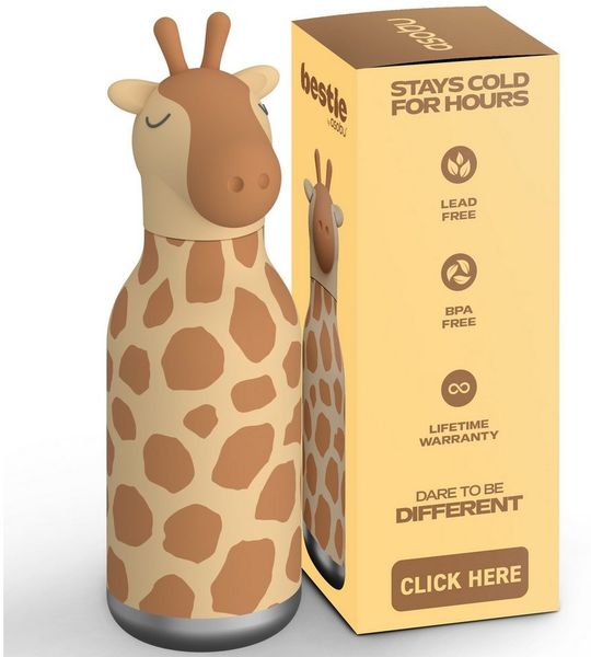 ASOBU Trinkflasche Asobu® Kindertrinkflasche BESTIE mit Strohhalm 460ml Bild 2