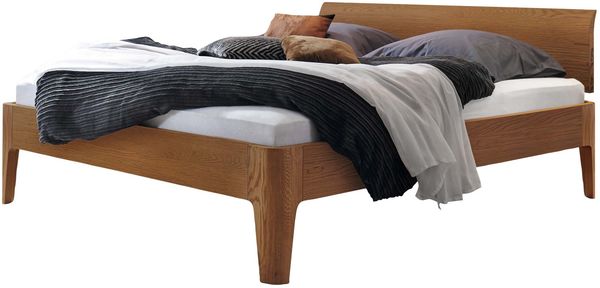 Hasena Comfort Lisiano Massivholzbett 180x200 Eiche cognac, gebürstet, geölt 25