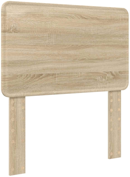 vidaXL Bettrahmen mit Kopfteil Sonoma-Eiche 75x190 cm Holzwerkstoff 3412848 Bild 5