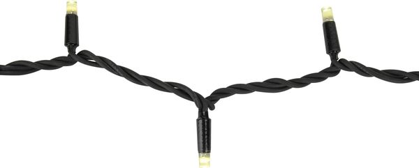 SHOWTEC LED-Gummikette mit statischen Lichtern, schwarz – 100 LEDs – 10 m