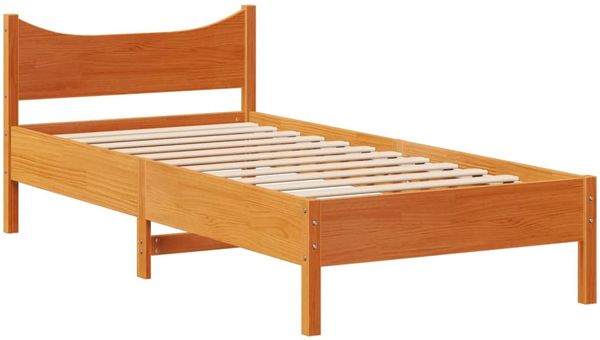 vidaXL Massivholzbett mit Schubladen Wachsbraun 75x190 cm Kiefer 3301931 Bild 5