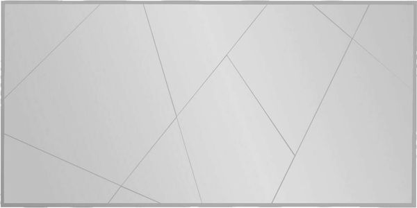 Dmora Spiegel Corallo, Spiegel mit Rahmen, Wanddekorationsartikel, Spiegeldekoration,120x2h60 cm, Weiß