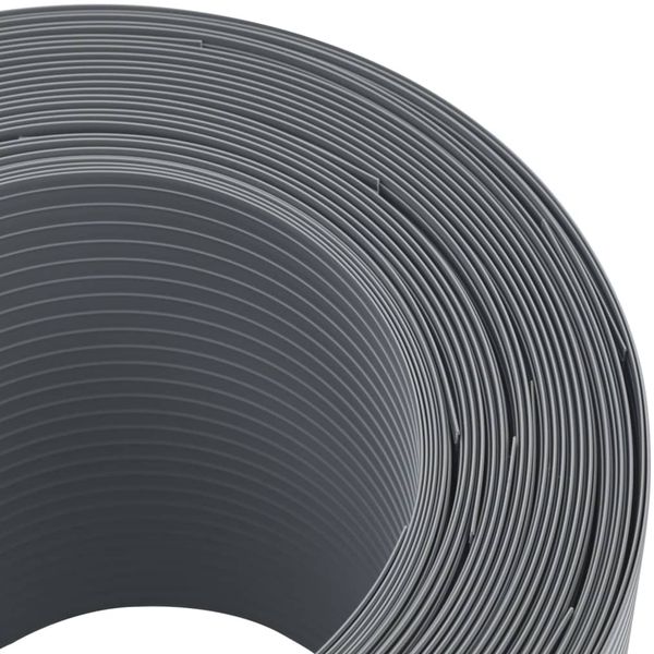 vidaXL Sichtschutzstreifen 10 Stk. Grau 252,5x19 cm PVC 4005546 Bild 4