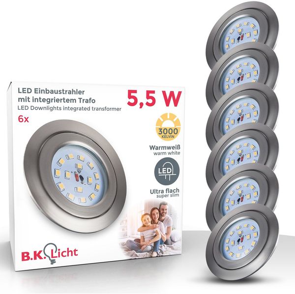 Einbau-Strahler Spots LED dimmbar ultra-flach Einbau-Lampe Leuchte Deckenleuchte
