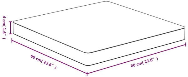 vidaXL Tischplatte 60x60x4 cm Bambus 352706 Bild 4