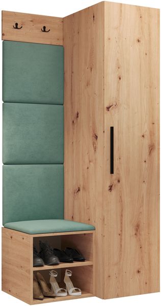 Garderoben-Set Mapreni III (Farbe: Artisan Eiche, Manila 11)