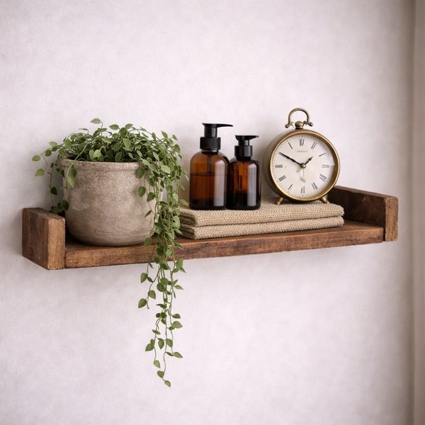 Altholz Wandregal TUSA ca. L60cm Hängeregal Badregal Schweberegal Wandboard