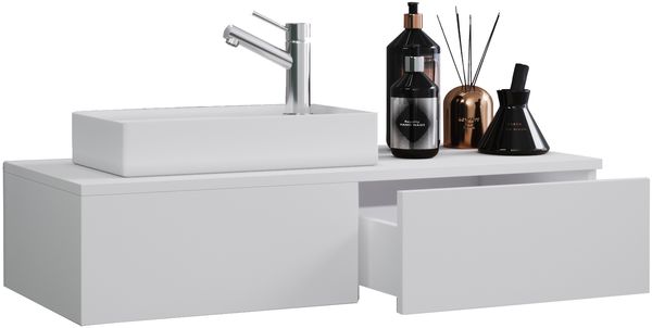 Gudas Bad Möbel Set Waschbecken Unterschrank Badezimmer Waschtisch
