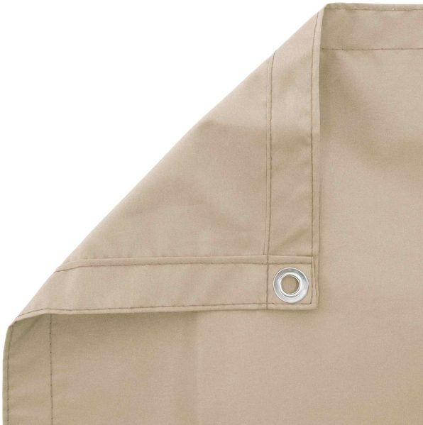 vidaXL Balkon Sichtschutz 200 x 200 cm Stoff mit PU-Beschichtung Beige 42036462 Bild 3