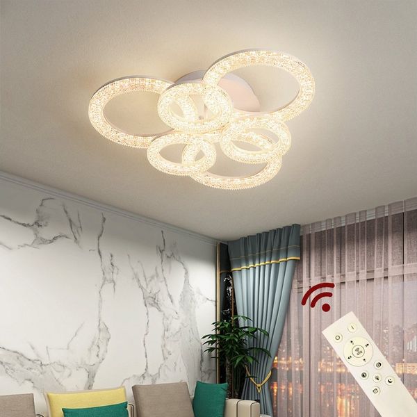 Eurohandisplay LED Deckenleuchte LED Deckenlampe Fernbedienung Lichtfarbe/Helligkeit einstellbar, LED fest integriert, Warmweiß mit Kaltweiß einstellbar, Lichtfarbe und Helligkeit einstellbar mit Fernbedienung