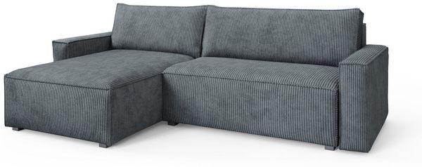 Masseno Ecksofa BESMIR mit Schlaffunktion L-Form, Sofa mit Bettkasten