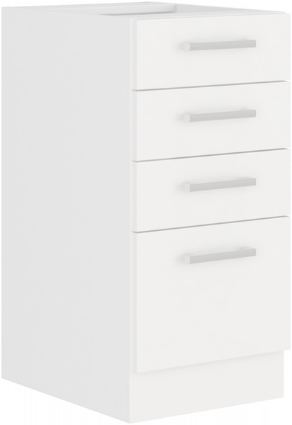 EKO White Unterschrank 40 Weiss matt Küchenzeile Küchenblock Küche Einbauküche