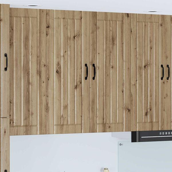 vidaXL Wandschrank LUCCA Artisan-Eiche 80 x 31 x 100 cm Holzwerkstoff 885154