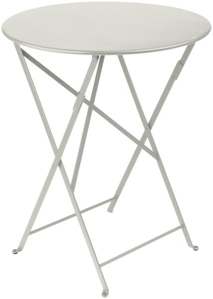 Bistro Klapptisch Rund D60 Lehmgrau
