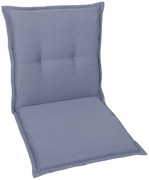 GO-DE Gartenstuhlauflagen niedriglehner 100 x 50 x 7 cm blau
