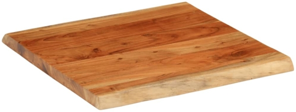 vidaXL Tischplatte 40x40x3,8cm Quadratisch Massivholz Akazie Baumkante 370630